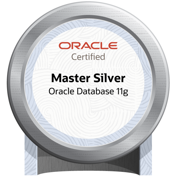 Certificate: oraclesilver